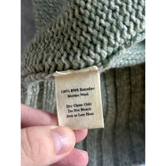 James Street Co Finn Turtleneck Sweater L/XL | 100% RWS Merino Wool | Oversized - Picture 10 of 12